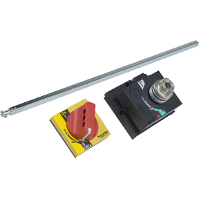 Schneider Electric Rotary operated handle; red; door mounted